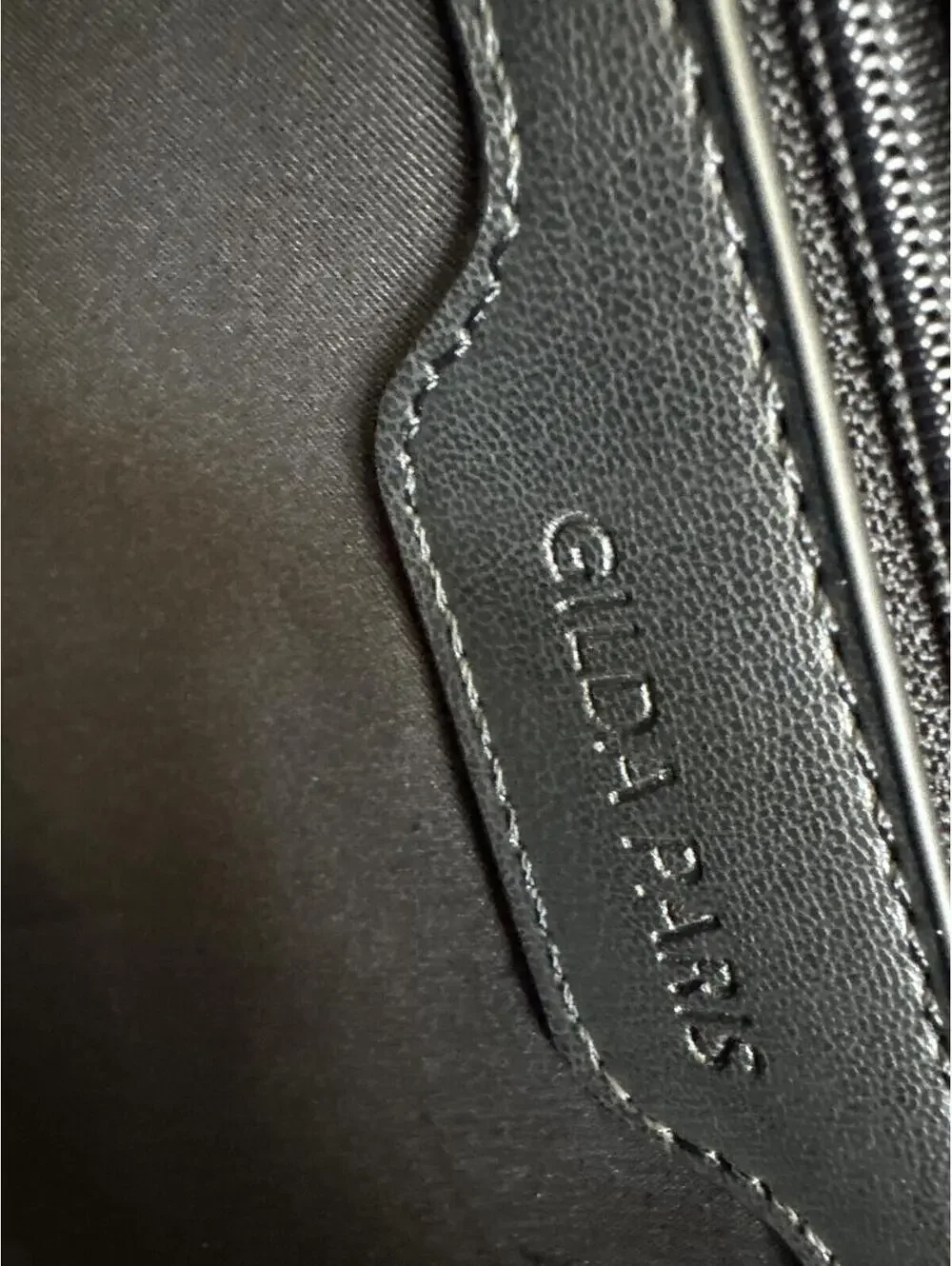 New GG Gilda Paris Quilted Large Black Tote Bag Travel Womens Ladies